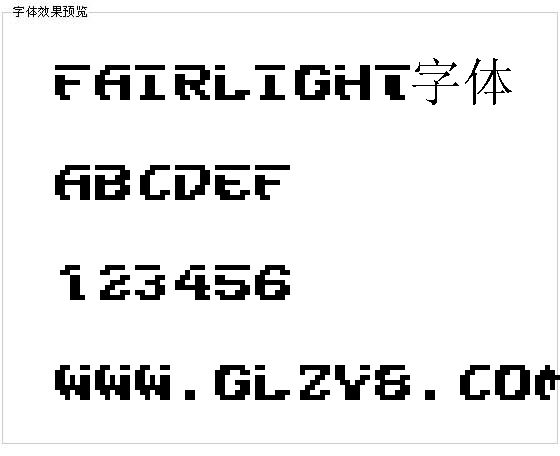 Fairlight字体