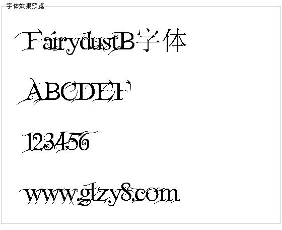 FairydustB字体