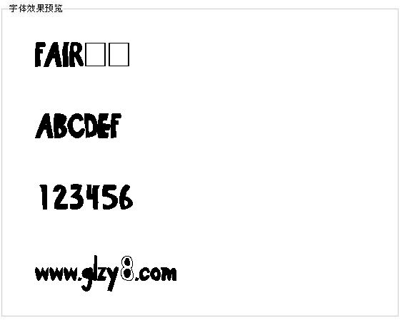 FAIR字体