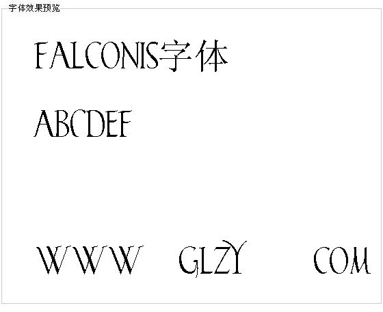 Falconis字体