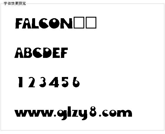 FALCON字体