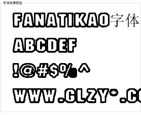 FanatikaO字体