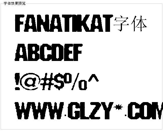 FanatikaT字体