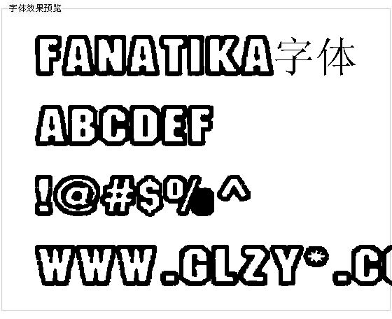 Fanatika字体