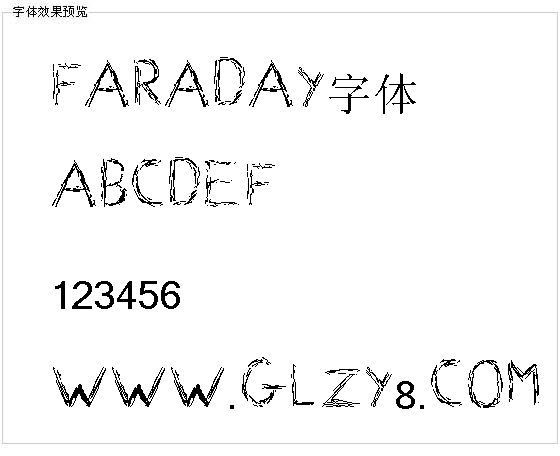 Faraday字体