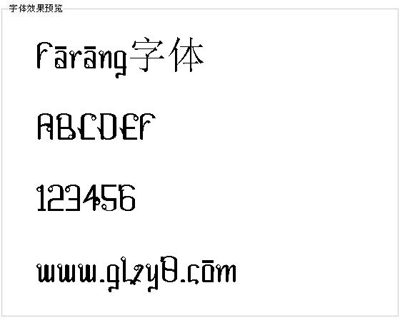 Farang字体