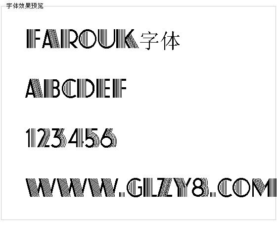 Farouk字体