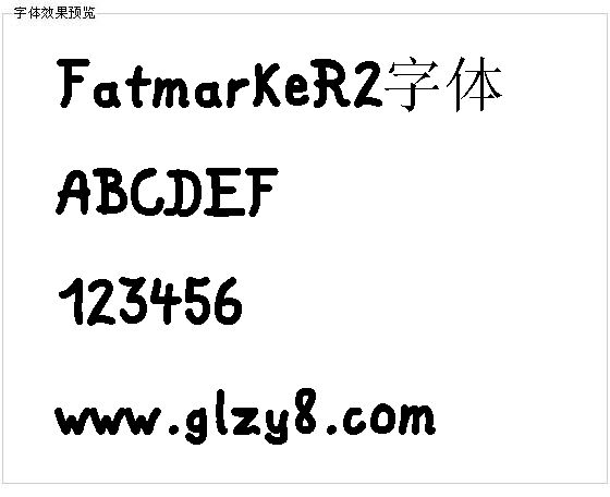 FatmarkeR2字体