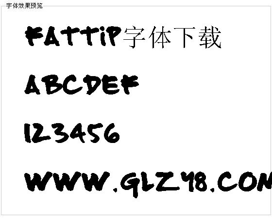 Fattip字体下载