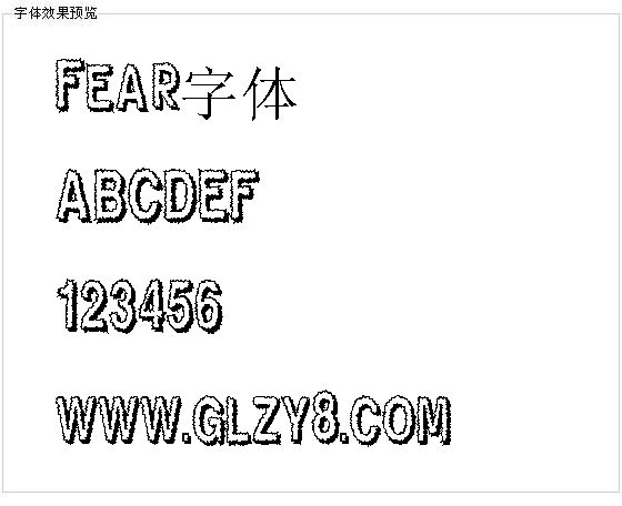 Fear字体