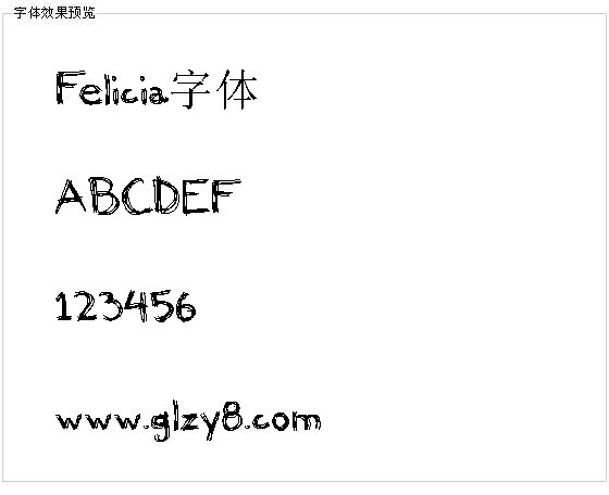 Felicia字体