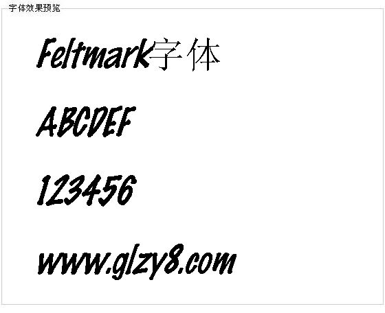 Feltmark字体