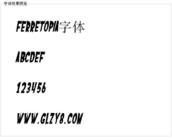 Ferretopia字体