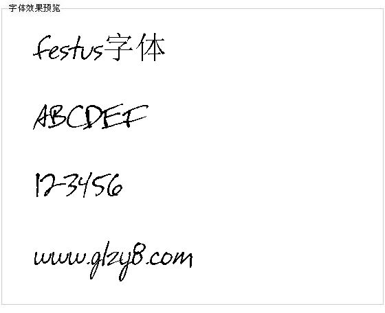 festus字体