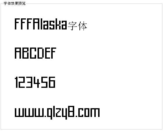 FFFAlaska字体