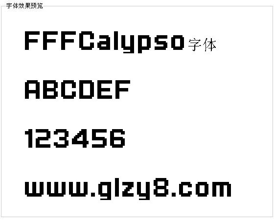 FFFCalypso字体