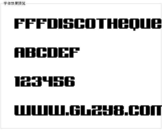 FFFDiscotheque字体