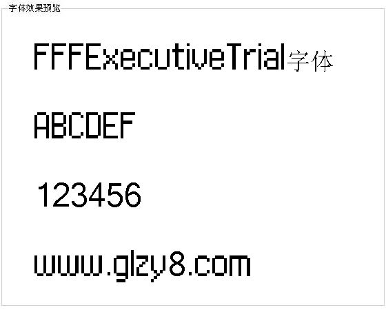 FFFExecutiveTrial字体