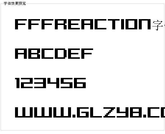 FFFReaction字体