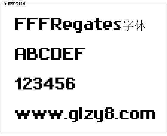 FFFRegates字体