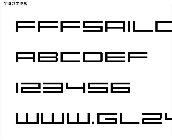 FFFSailor字体