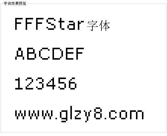 FFFStar字体