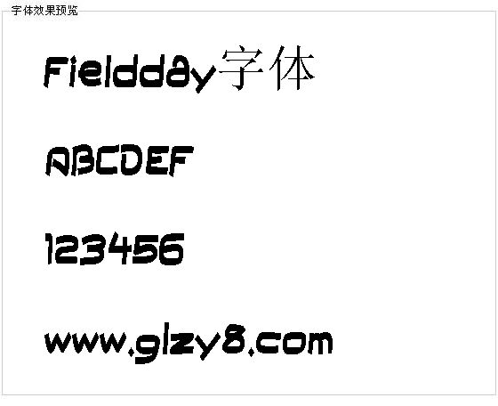 Fieldday字体