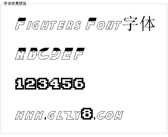 Fighters Font字体