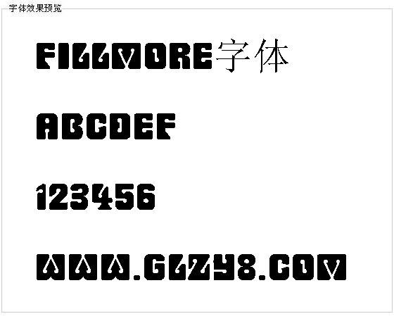 Fillmore字体