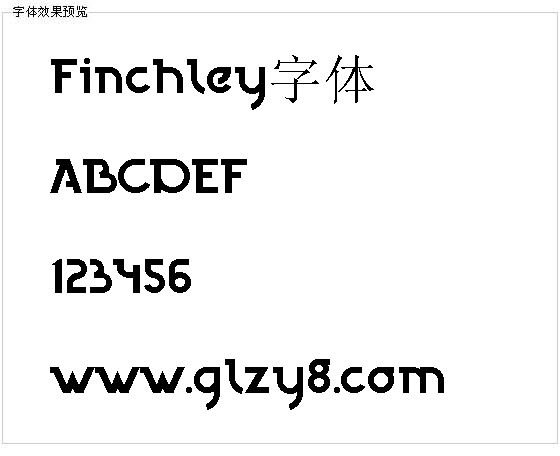 Finchley字体