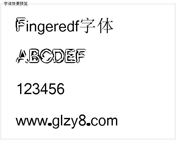 Fingeredf字体