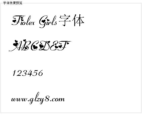 Fiolex Girls字体