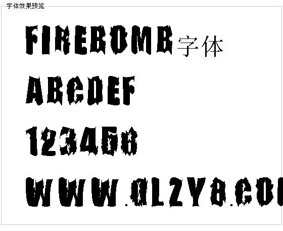 Firebomb字体