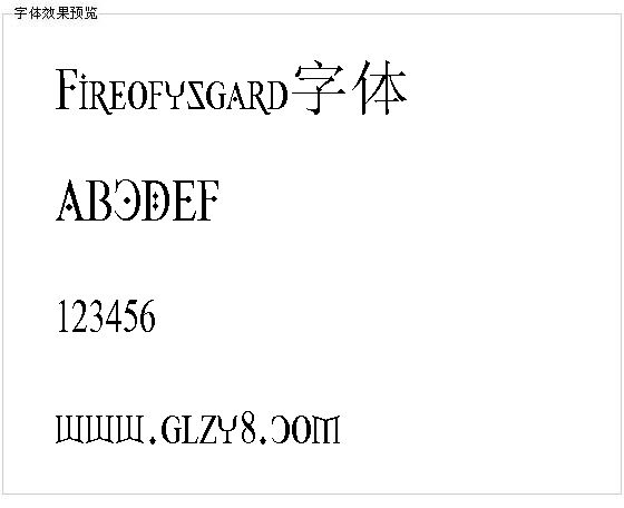 Fireofysgard字体