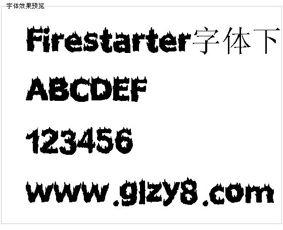 Firestarter字体下载