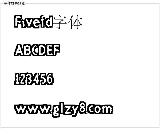 Fivefd字体