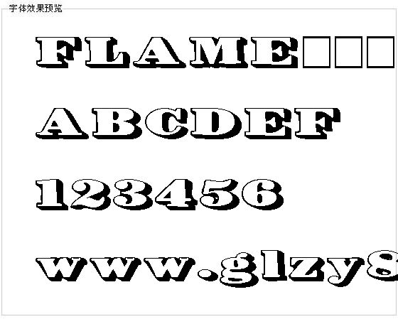 FLAME字体下载