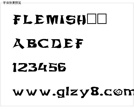 FLEMISH字体