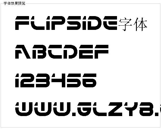 Flipside字体