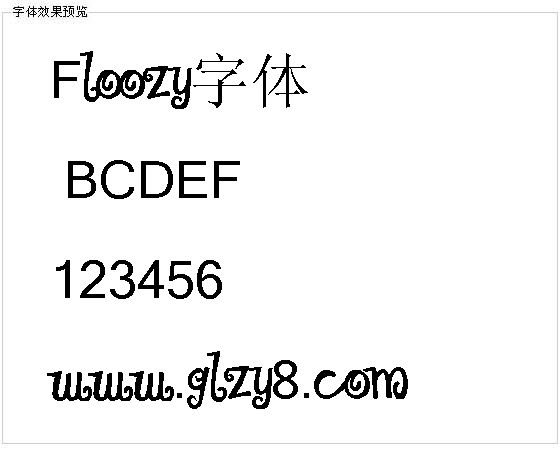 Floozy字体