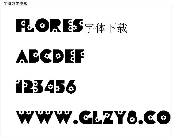 Flores字体下载