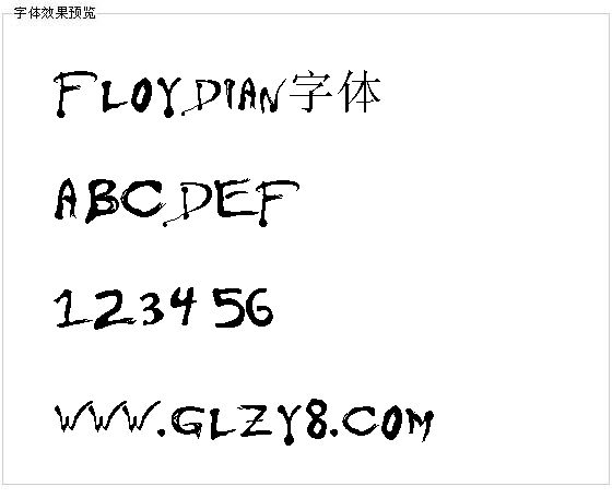 Floydian字体