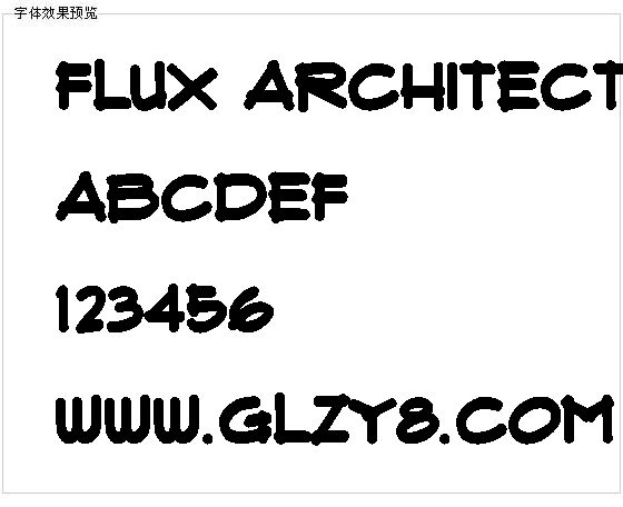 Flux Architect字体