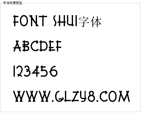 Font Shui字体