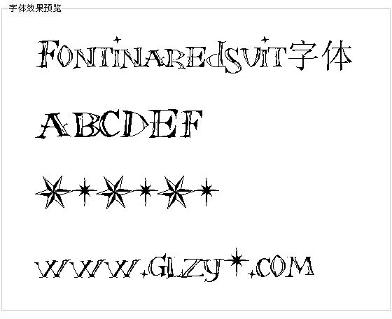 Fontinaredsuit字体