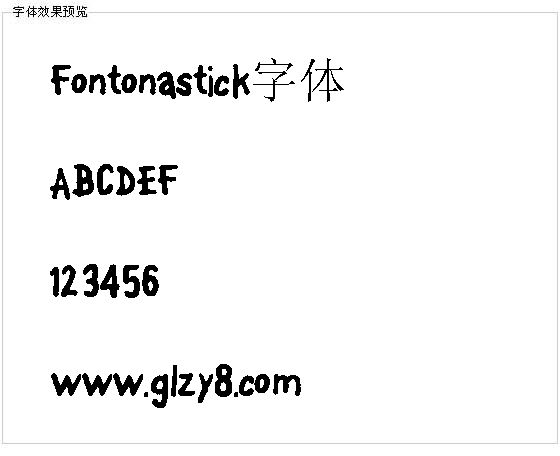 Fontonastick字体