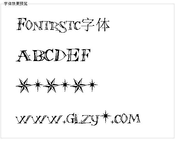 Fontrstc字体