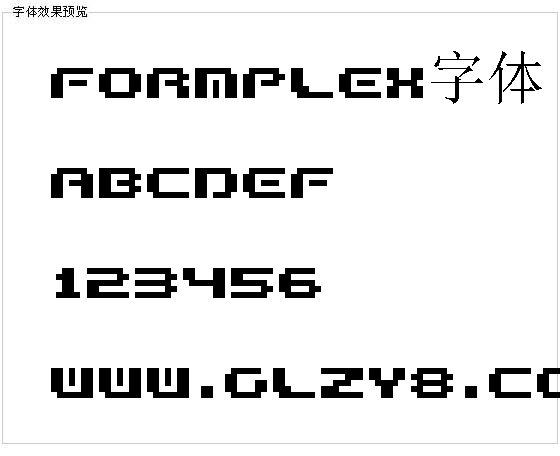 Formplex字体