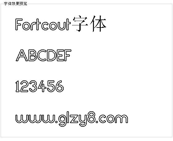 Fortcout字体