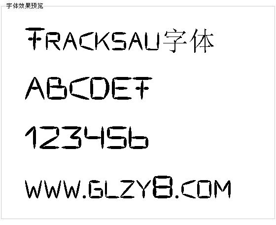 Fracksau字体